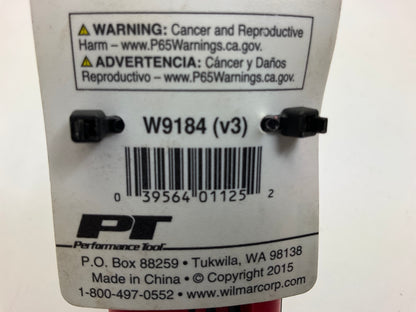 Performance Tool W9184 17-Piece SAE Folding Hex Keys