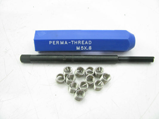 Perma-Coil 1221-305 Metric Thread Repair Kit 5 X 0.8mm 12PC Helicoil