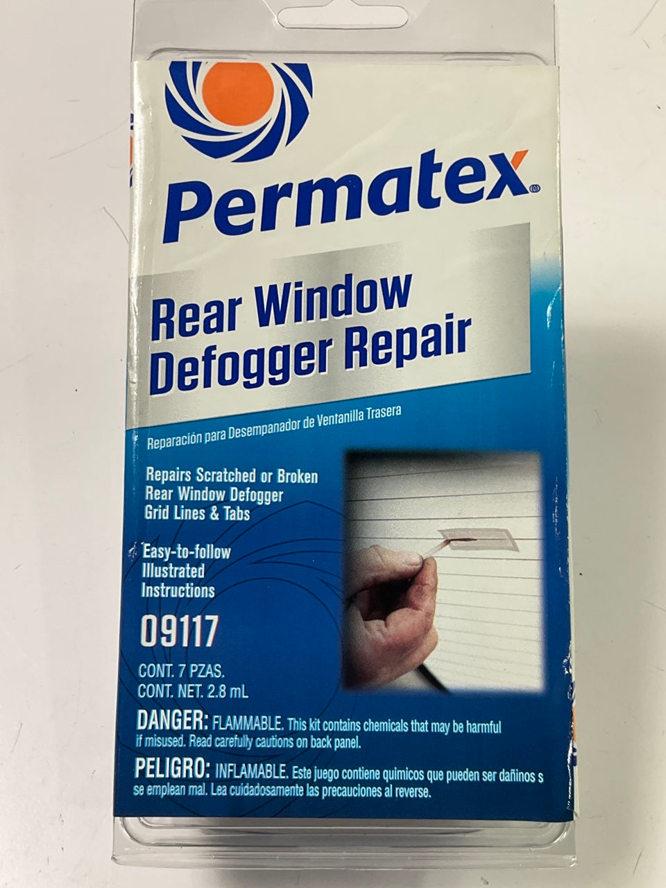 Permatex 09117 Complete Rear Window Defogger Repair Kit