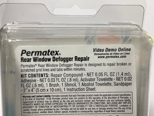 Permatex 09117 Complete Rear Window Defogger Repair Kit