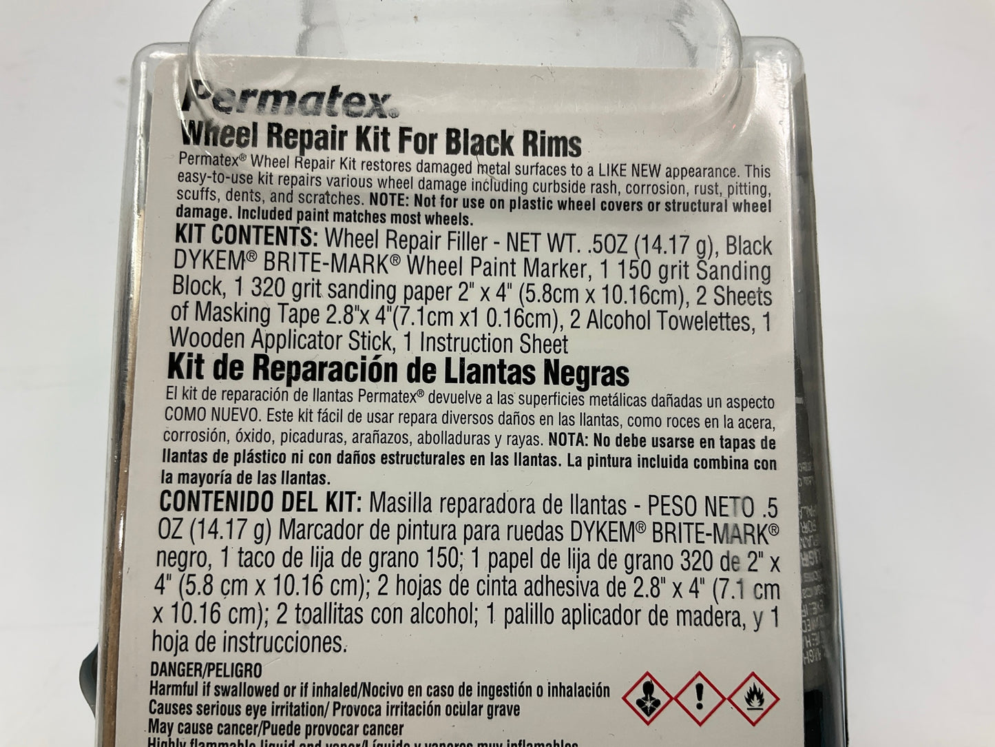 Permatex 09143 Wheel Restoration Kit - Black - Easy DIY Repair Wheel Damage