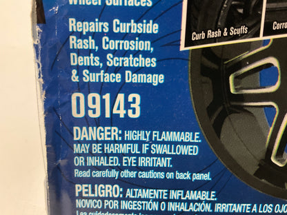 Permatex 09143 Wheel Restoration Kit - Black - Easy DIY Repair Wheel Damage