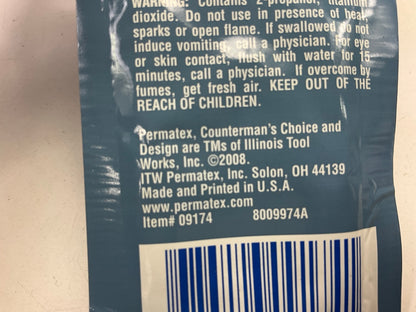 (10) PACKS Permatex 09174 Gasket Sealant & Dressing Single Use 5g Pouch, Sealed
