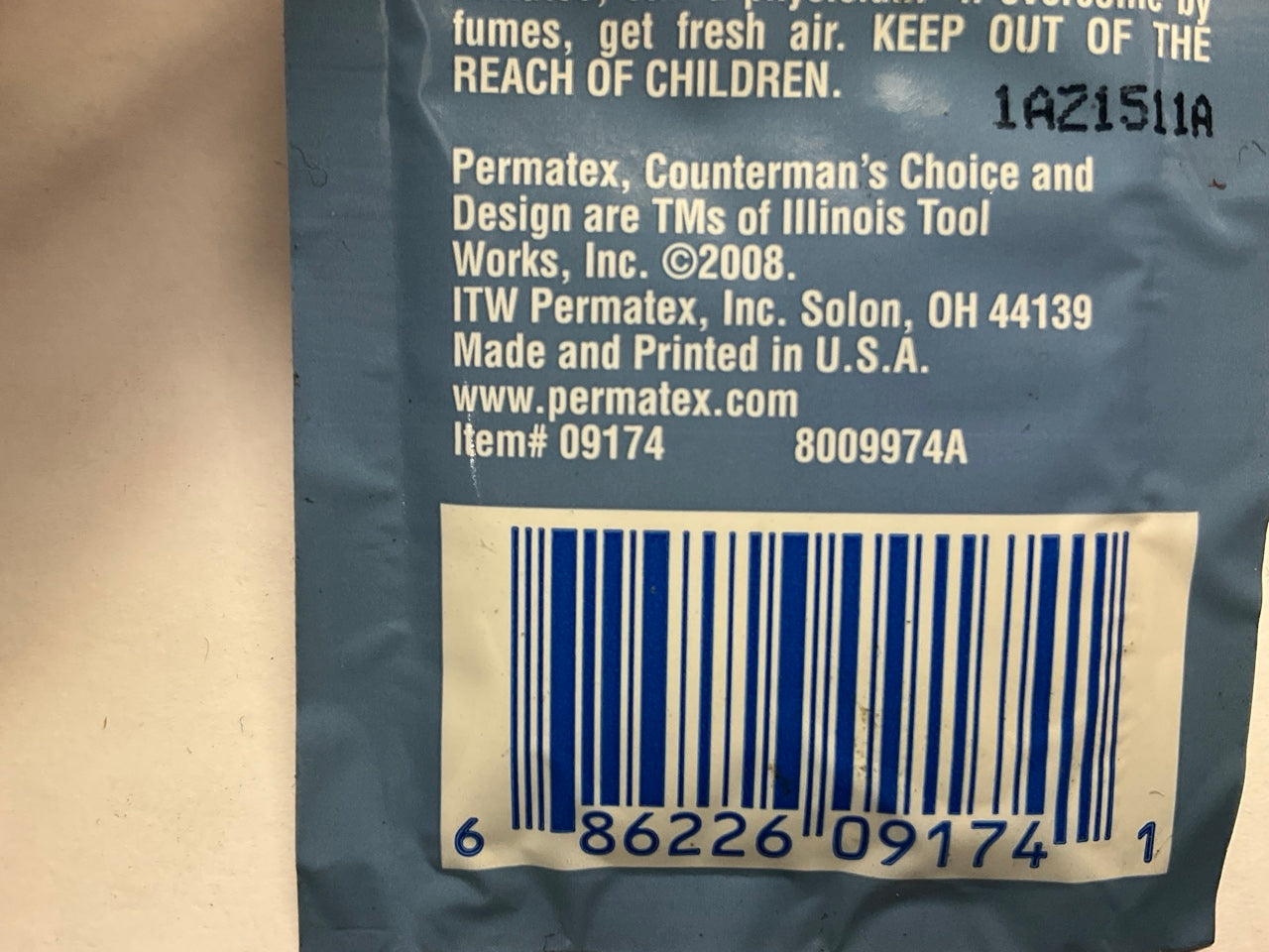 (30) Permatex 09174 Gasket Sealant & Dressing Single Use 5g Pouch, Sealed