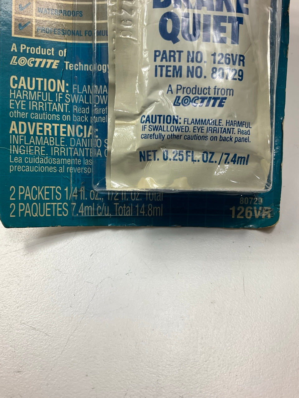 Permatex 126VR Disc Brake Quiet Paste - Stop Brake Squeal - Two (2) Pouches