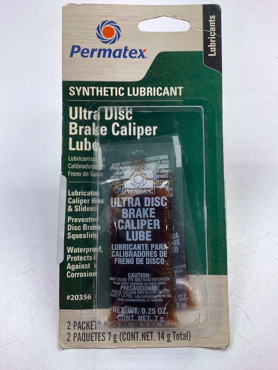 Permatex 20356 Synthetic Ultra Disc Brake Parts Lube .25oz