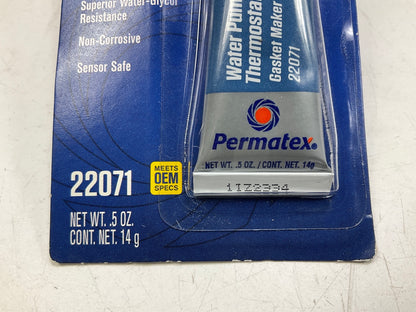 (5) Permatex 22071 Water Pump & Thermostat RTV Silicone Gasket Maker 0.5 Oz.
