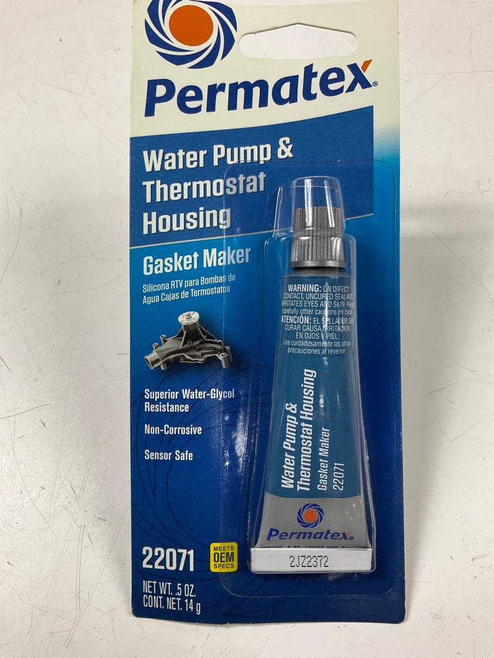 Permatex 22071 Water Pump & Thermostat RTV Silicone Gasket Maker 0.5 Oz.