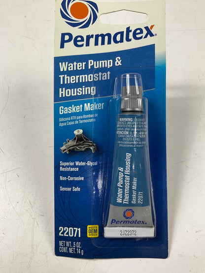Permatex 22071 Water Pump & Thermostat RTV Silicone Gasket Maker 0.5 Oz.