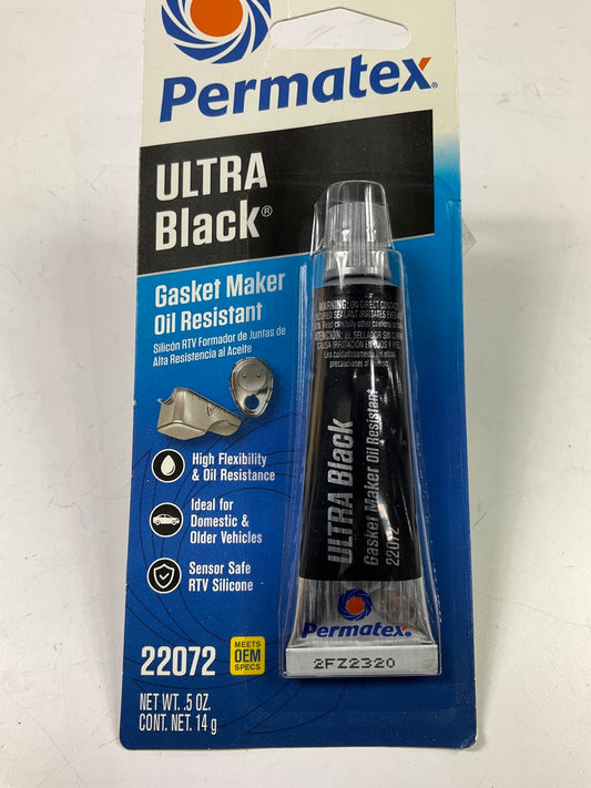 Permatex 22072 Ultra Black Maximum Oil Resistant RTV Silicone Gasket Maker  .5oz