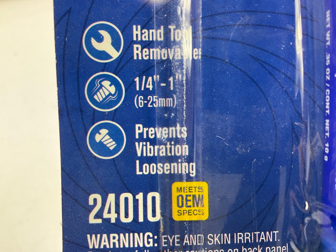 (5) Permatex 24010 Gel Twist Medium Strength Blue Threadlocker 10g