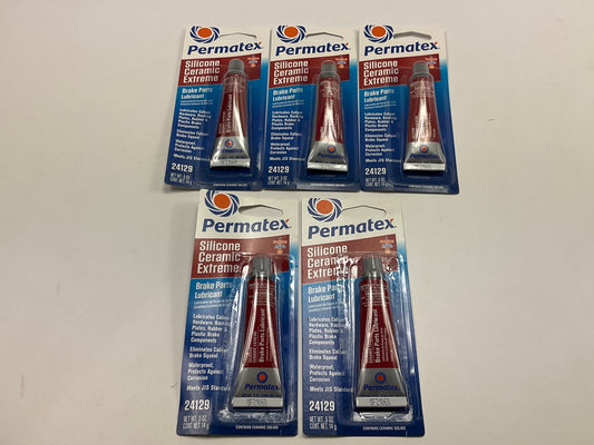 (2) Permatex 24129 Silicone Extreme Brake Parts Lubricant, 0.5 Fl. Oz.