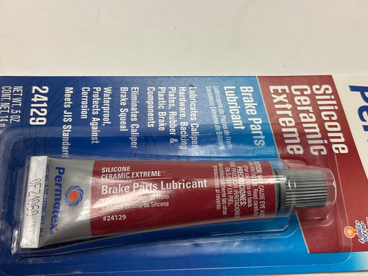(2) Permatex 24129 Silicone Extreme Brake Parts Lubricant, 0.5 Fl. Oz.