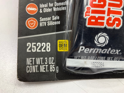 Permatex 25228 90 Minute Black Gasket Maker - The Right Stuff 3oz. Tube