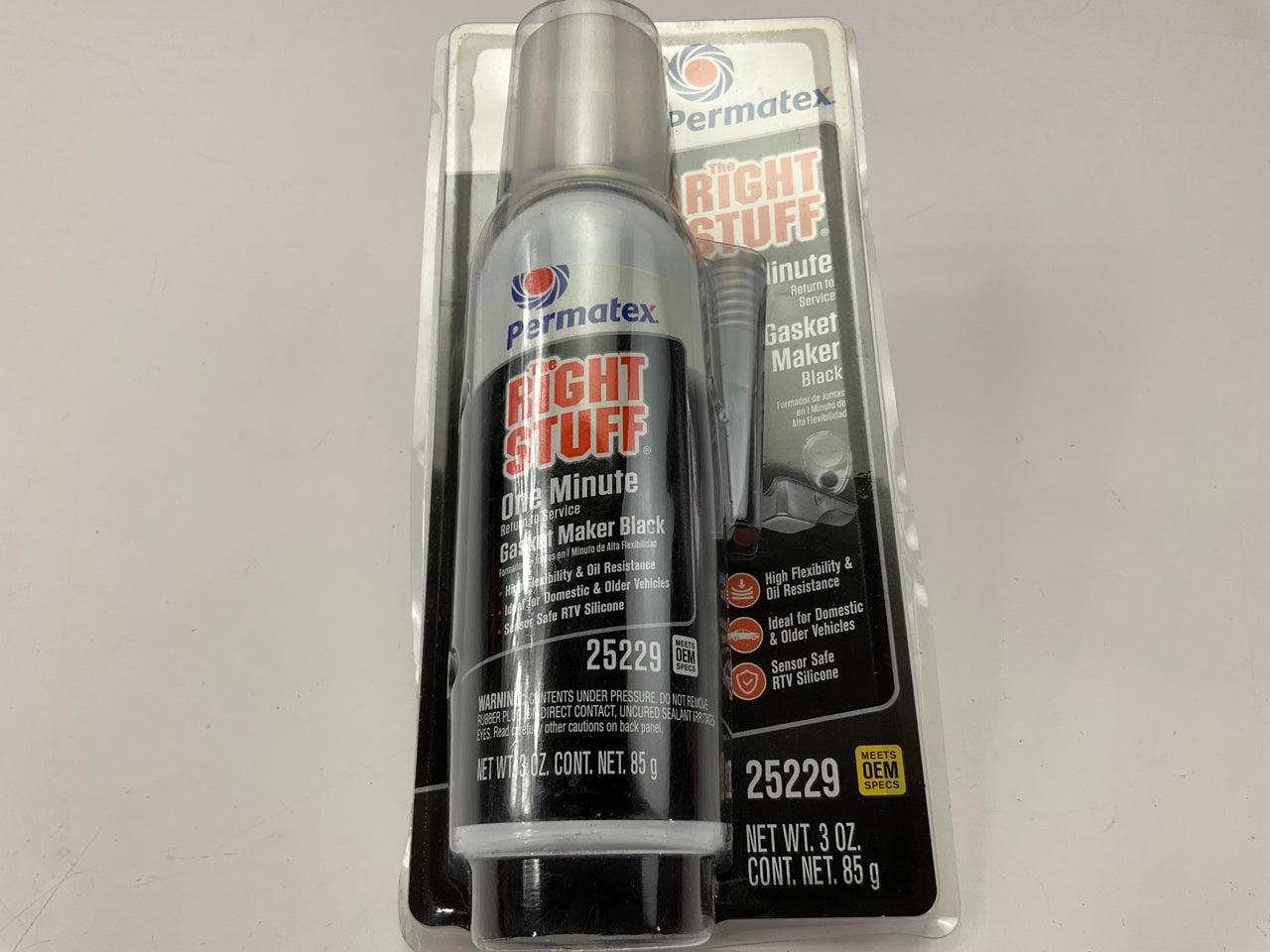 Permatex 25229 The Right Stuff Black 1 Minute Gasket Maker 3oz