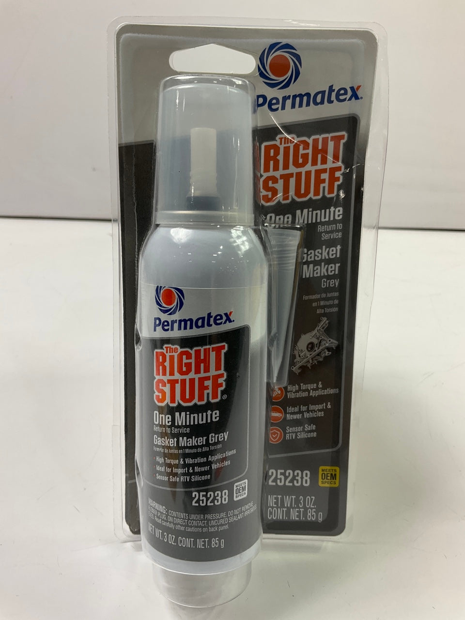 Permatex 25238 The Right Stuff Grey Gasket Maker  3 Oz.  Pack Of 1