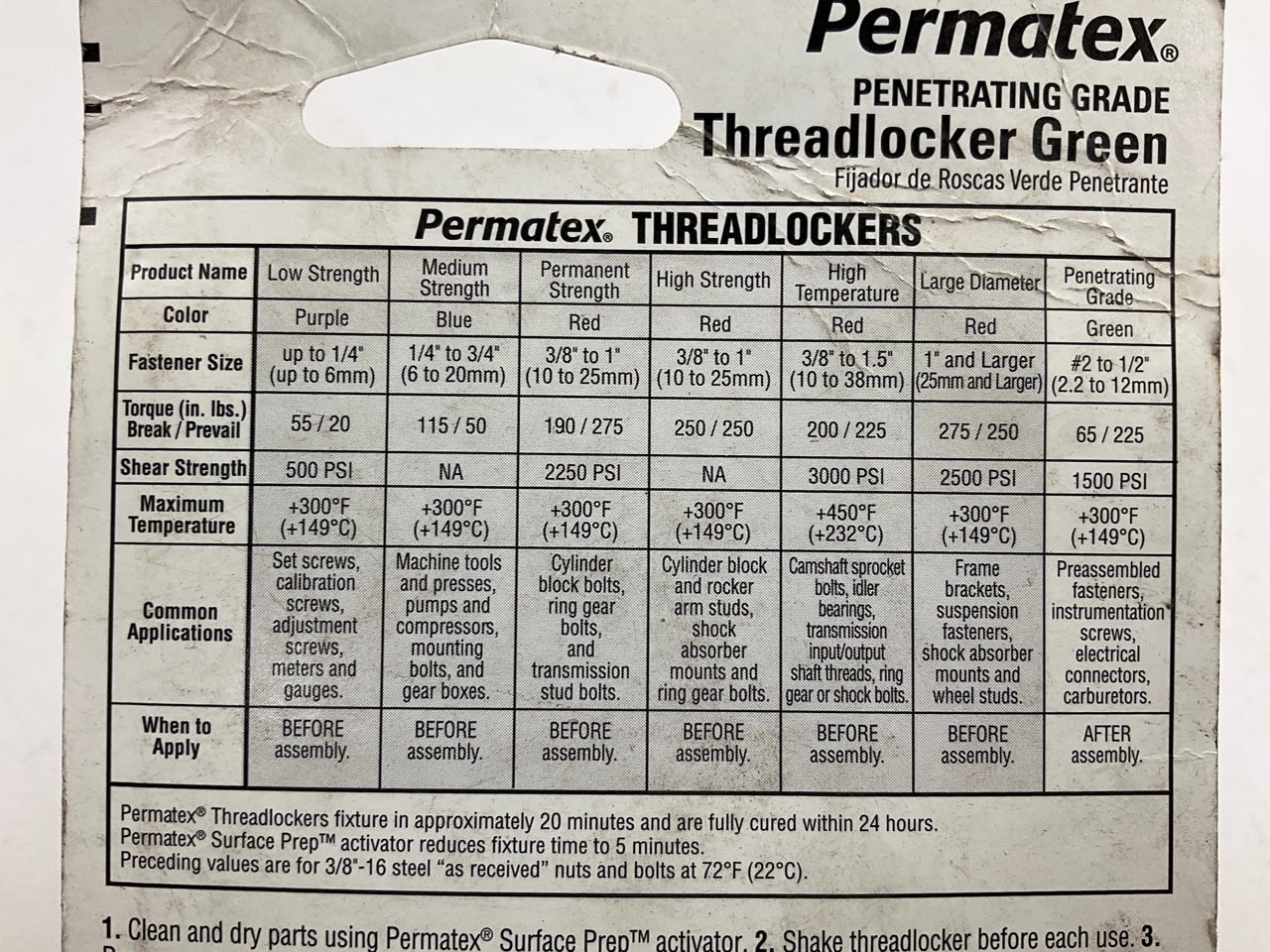 Permatex 29040 Penetrating Grade Threadlocker Green, 1.22 Fl Oz