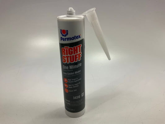 Permatex 34310 The Right Stuff 1 Minute Gray Gasket Maker, 10 Oz