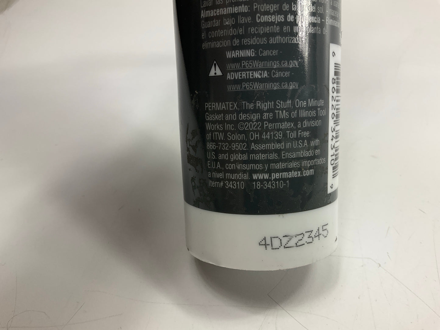 Permatex 34310 The Right Stuff 1 Minute Gray Gasket Maker, 10 Oz