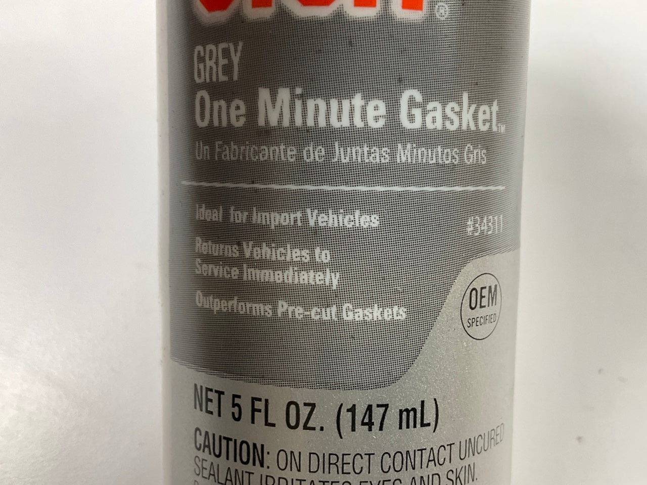 Permatex 34311 The Right Stuff Grey 1 Minute Gasket Maker 5oz