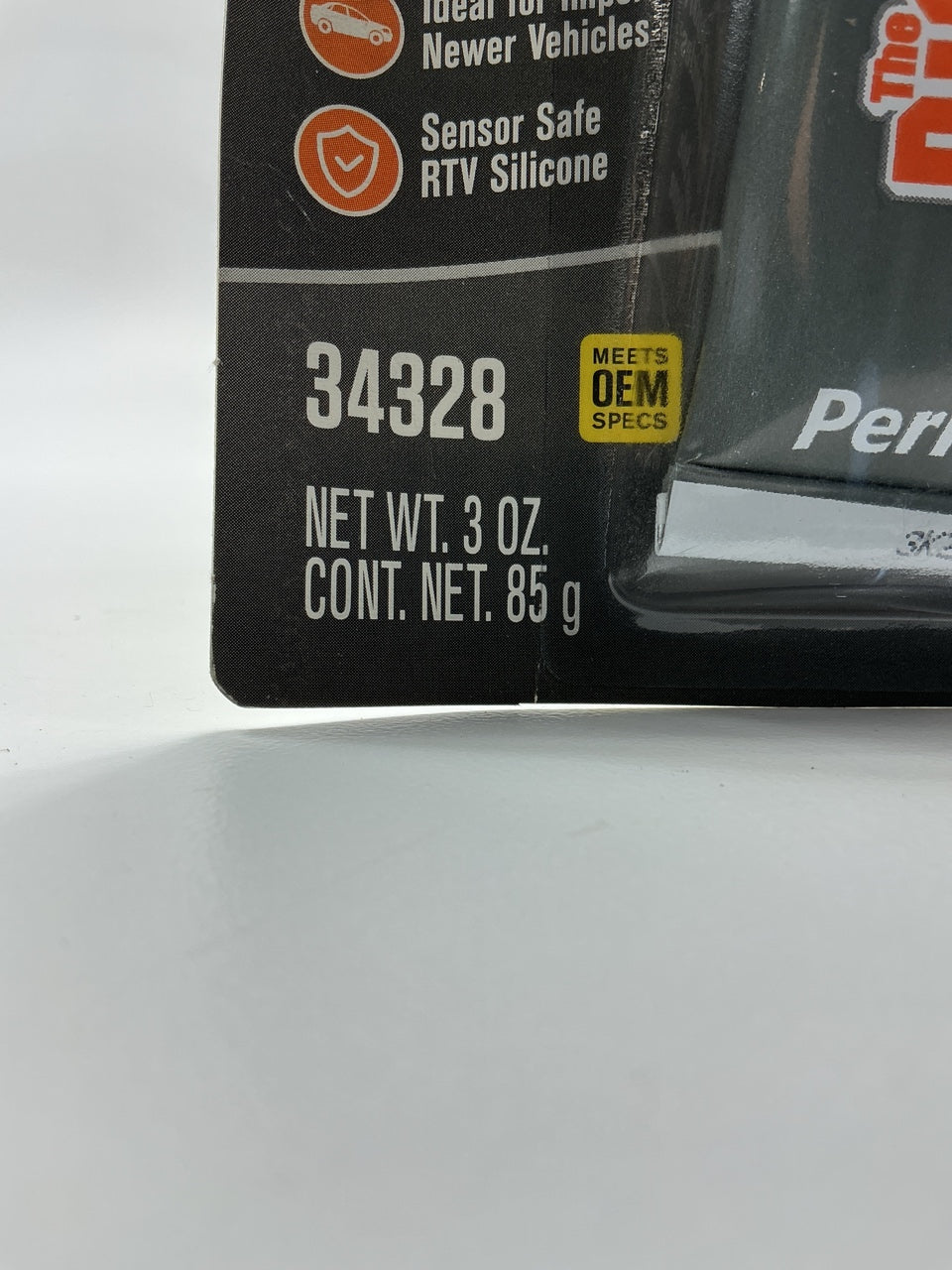 Permatex 34328 The Right Stuff Gray Instant 90 Minute Gasket Maker - 3oz