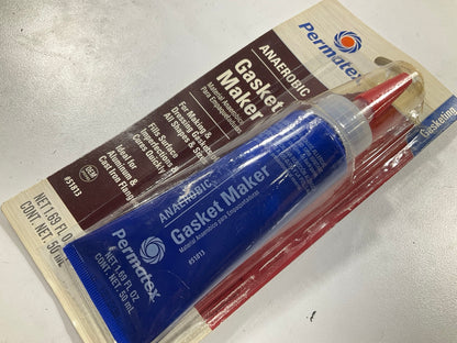Permatex 51813 Anaerobic Gasket Maker Quick Cure Red Gel, 50mL Tube Pack Of 1