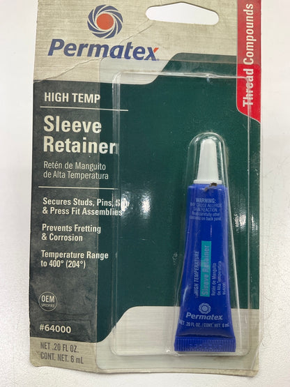 Permatex 64000 High Temperature Sleeve Retainer - 6ML Tube