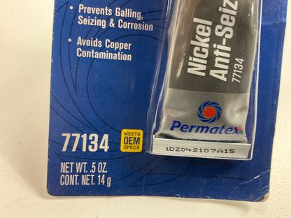 (5) Permatex 77134 Nickel Anti-Seize High Temperature Lubricant 0.5 FL Oz Tubes