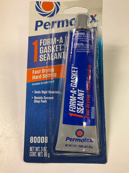 Permatex 80008 Form A-Gasket Sealant 3 OZ. Tube Fast Drying / Hard Setting