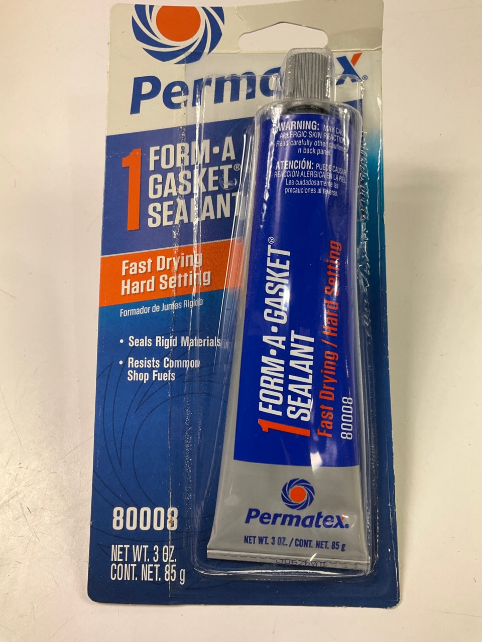 Permatex 80008 Form A-Gasket Sealant 3 OZ Tube Fast Drying Hard Setting Adhesive