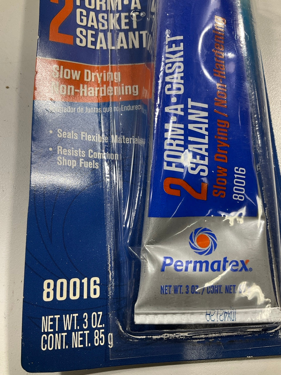 Permatex 80016 Form-A-Gasket Non-Hardening No. 2 Sealant Sellador - 3oz Tube