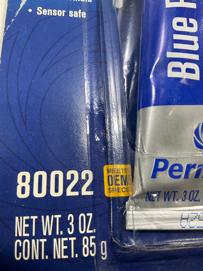 Permatex 80022 BLUE RTV Sensor-Safe Silicone Gasket Maker Sealer, 3 OZ