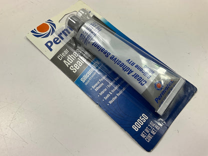 Permatex 80050 Clear RTV Silicone Adhesive Sealant 3oz Tube General Purpose
