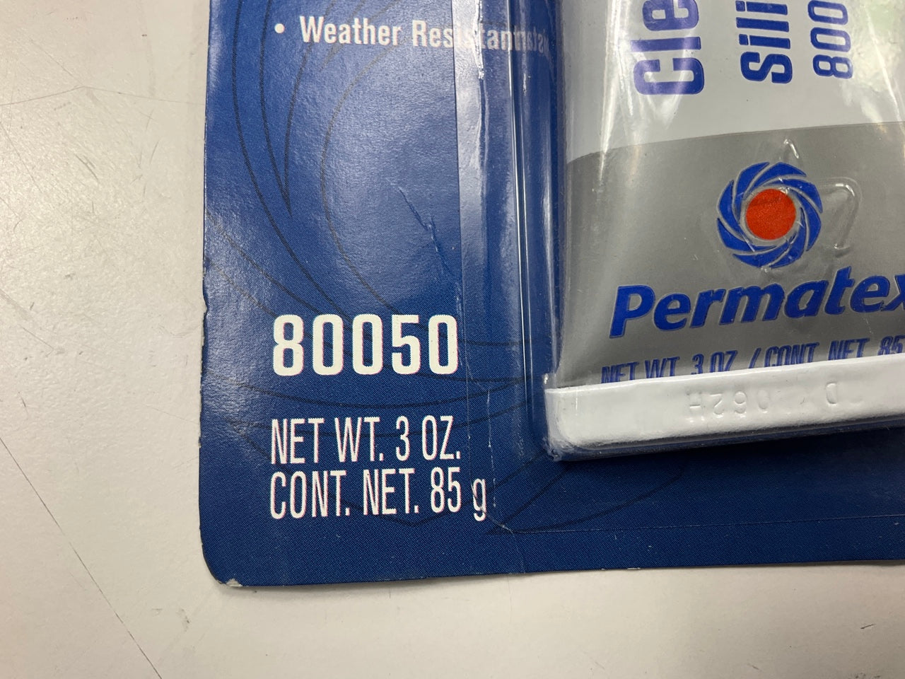 Permatex 80050 Clear RTV Silicone Adhesive Sealant 3oz Tube General Purpose