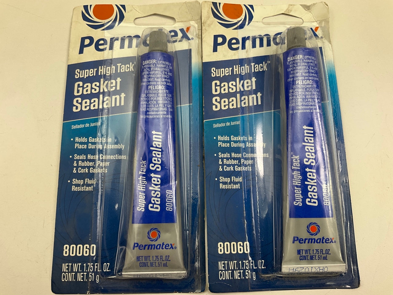 (2) Permatex 80060 Super High Tack Gasket Sealant, 1.75 Oz