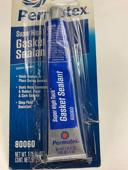 (5) Permatex 80060 Super High Tack Gasket Sealant, 1.75 Oz