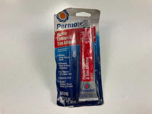Permatex 80318 Emblem And Trim Adhesive - 2 Oz Squeeze Tube