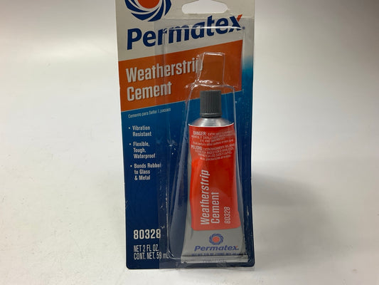 Permatex 80328 High Strength Weatherstrip Cement Liquid, 2 Oz