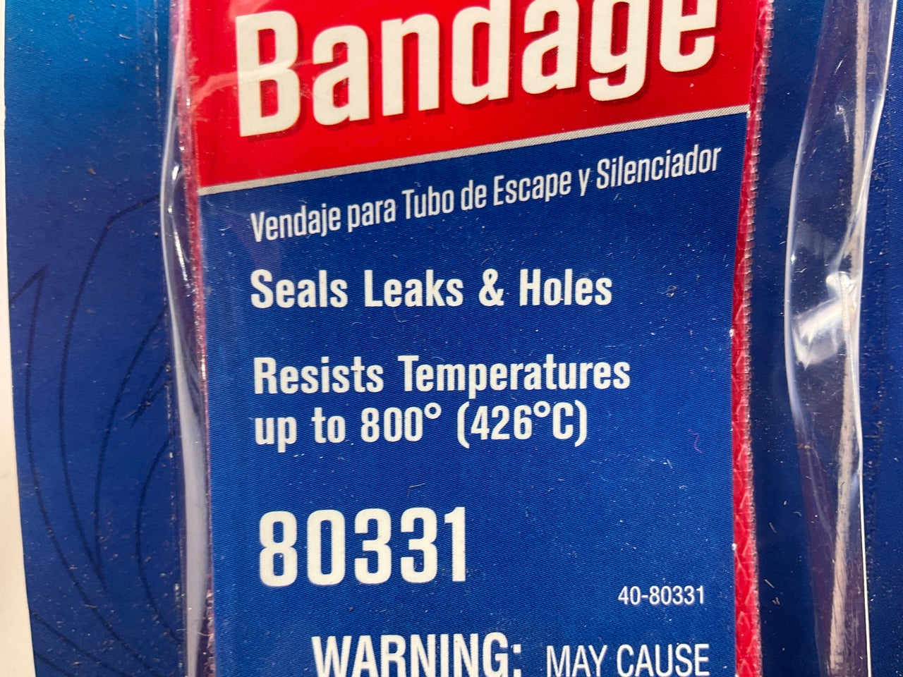 Permatex 80331 Muffler / Tailpipe Bandage - Repairs Holes & Seals Exhaust Leaks