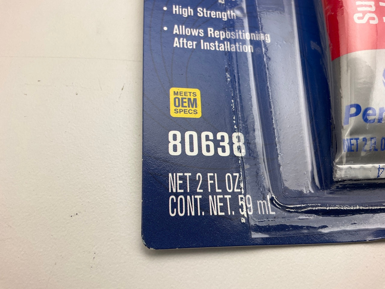 (5) Permatex 80638 Super Weatherstrip Adhesive, 2oz. Tube