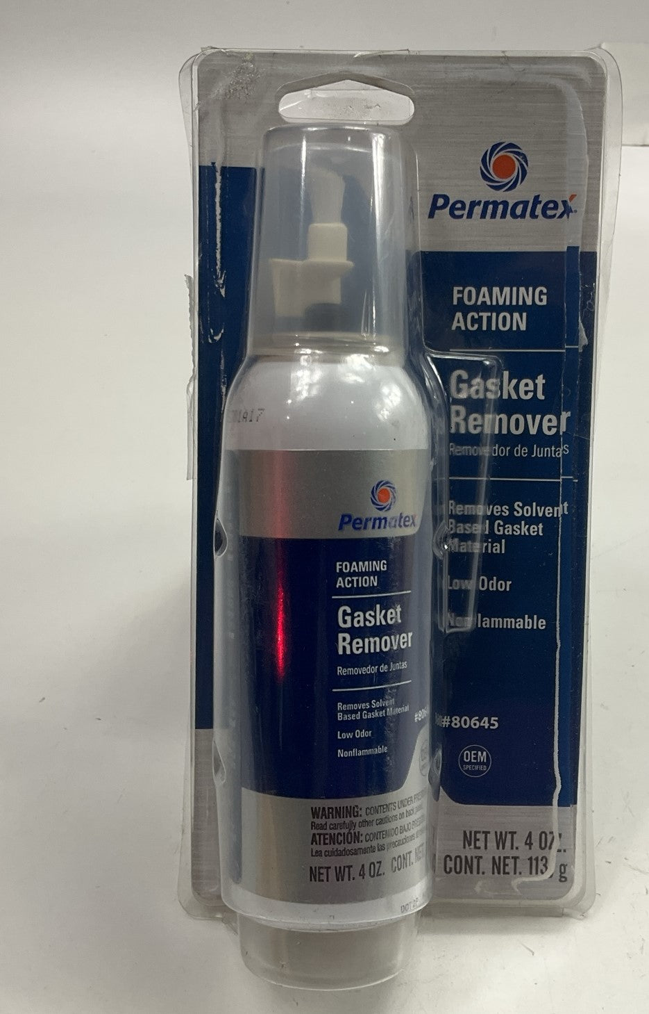 Permatex 80645 Gasket Remover - Low VOC Formula, 4 Oz, Foaming Action