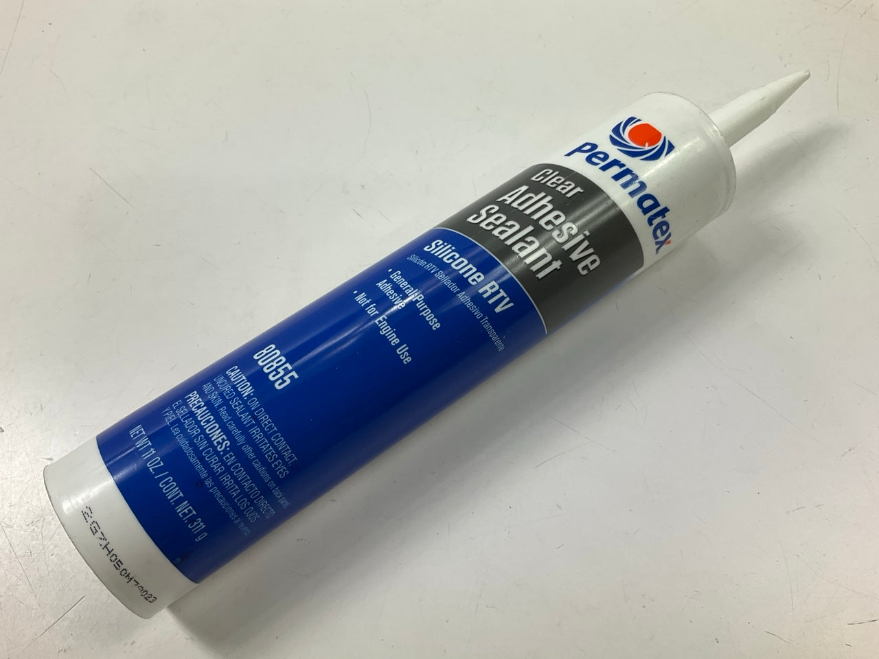 Permatex 80855 Clear Silicone RTV Adhesive Sealant 11oz