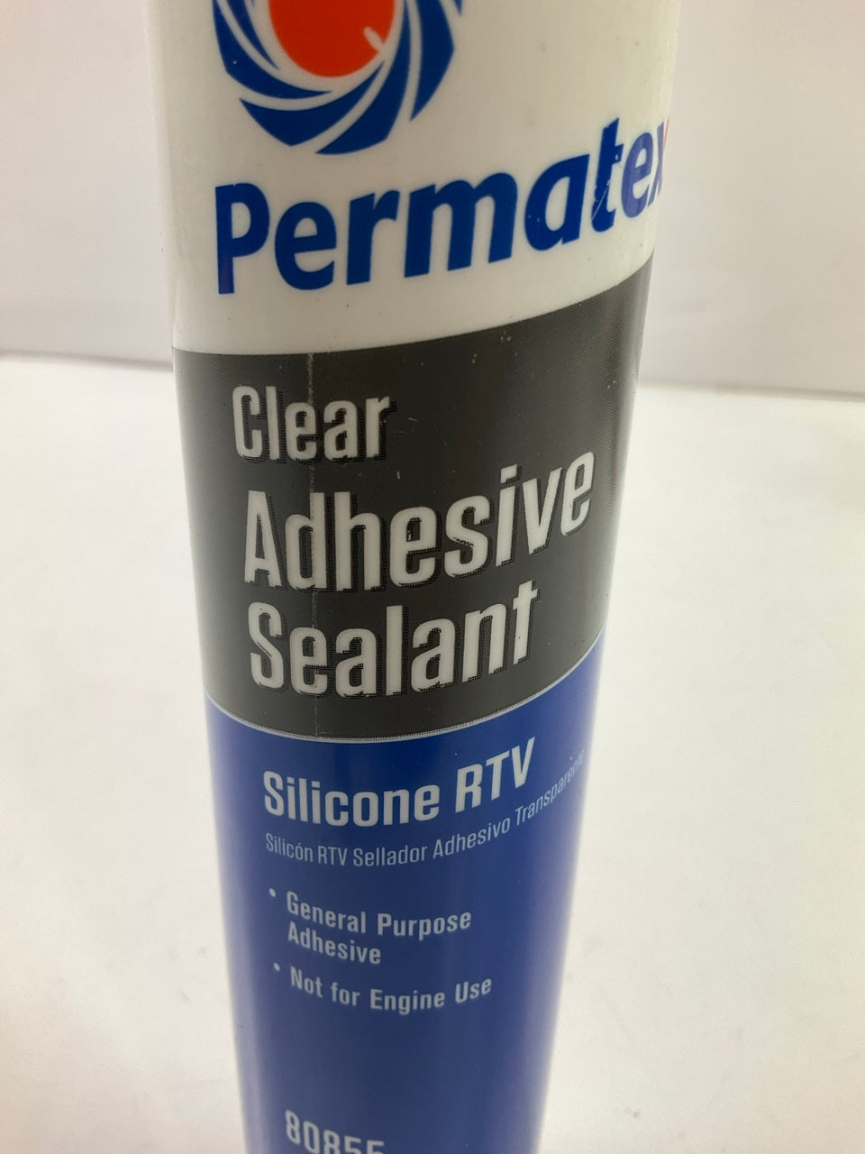Permatex 80855 Clear Silicone RTV Adhesive Sealant 11oz