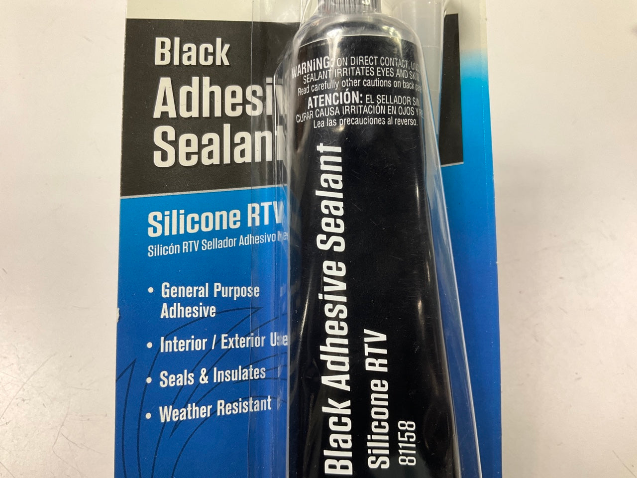 (2) Permatex 81158 Black RTV Silicone Adhesive Sealant Gasket Maker 3 Oz