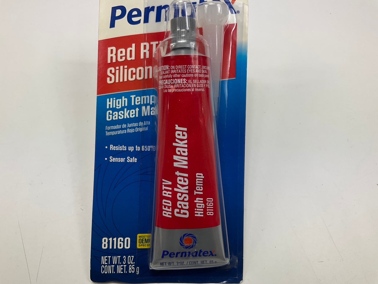 (10) Permatex 81160 High Temperature Red RTV Silicone Gasket Maker - 3 Oz Tubes