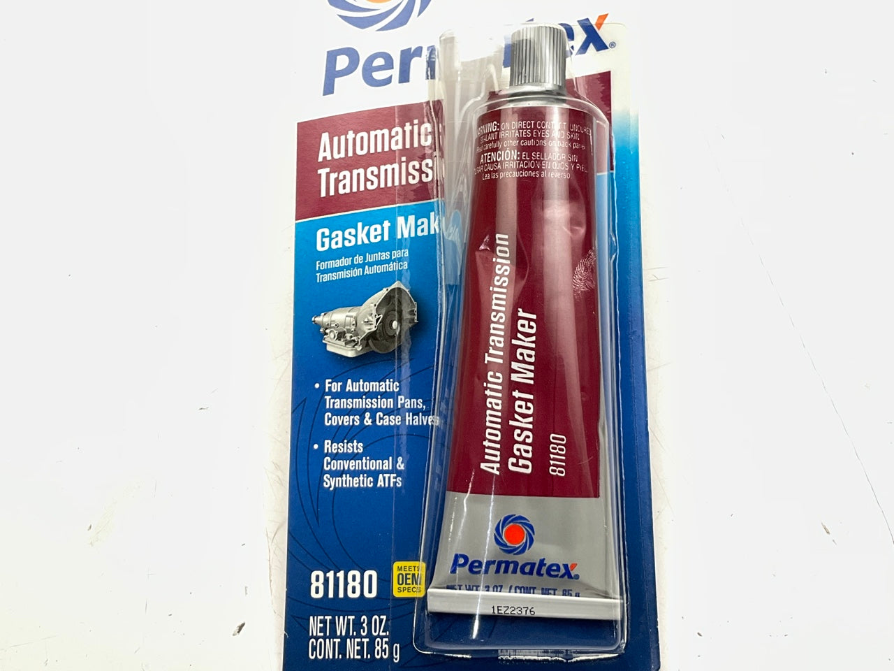 Permatex 81180 Automatic Transmission RTV Sealant 3 Oz. Tube Gray