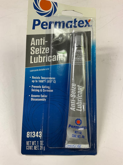 Permatex 81343 Anti-Seize Lubricant Salt Corrosion Moisture Resistant 1 Oz. Tube