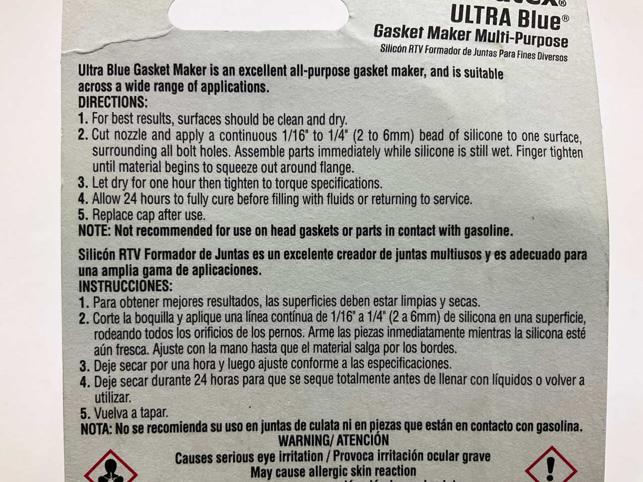 (2) Permatex 81724 Ultra-Blue RTV Silicone Gasket Maker - 3.35oz. Tube