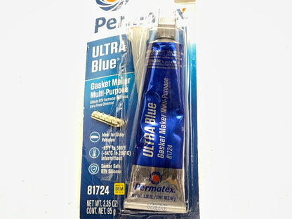 Permatex 81724 Ultra-Blue RTV Silicone Gasket Maker - 3.35oz. Tube