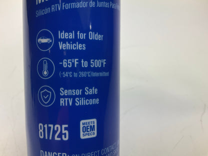 (10) Permatex 81725 Sensor-Safe Ultra Blue RTV Silicone Gasket Maker, 13 Oz.